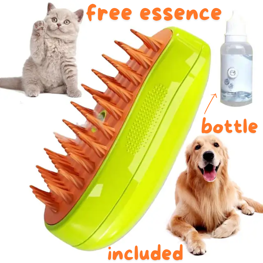 3-in-1 Electric Steamy Pet Brush