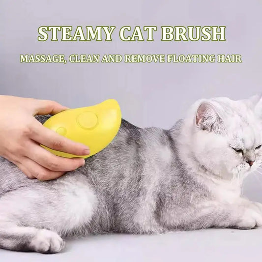 3-in-1 Electric Steamy Pet Brush